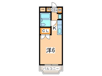 間取図 サンヨ－ズマンション（３０３）