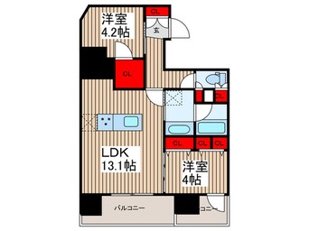 間取図 J.GRAN　Court　浅草