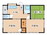 高橋様貸家２号棟（千村） 3Kの間取り