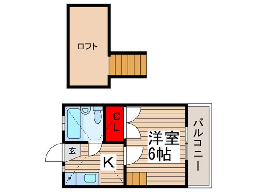 間取図 ドミール小川