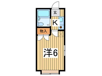 間取図 Ｋ＆Ｍ岩戸