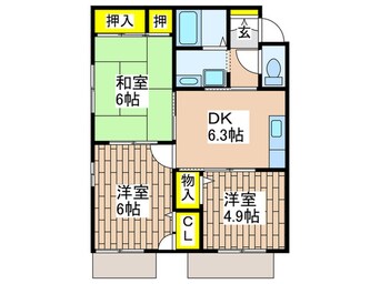 間取図 エ－リハイム