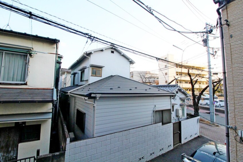室内からの展望 アルファキューブ上十条