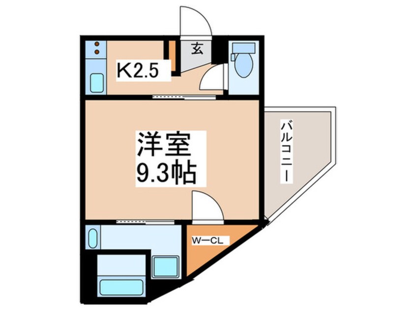 間取図 仮)ベイルーム横浜市が尾