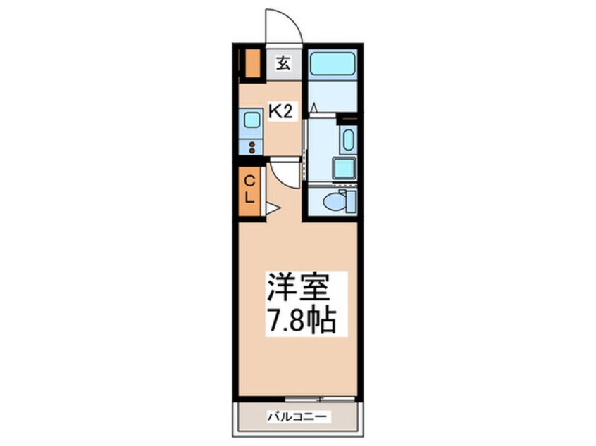 間取図 仮)ベイルーム横浜市が尾