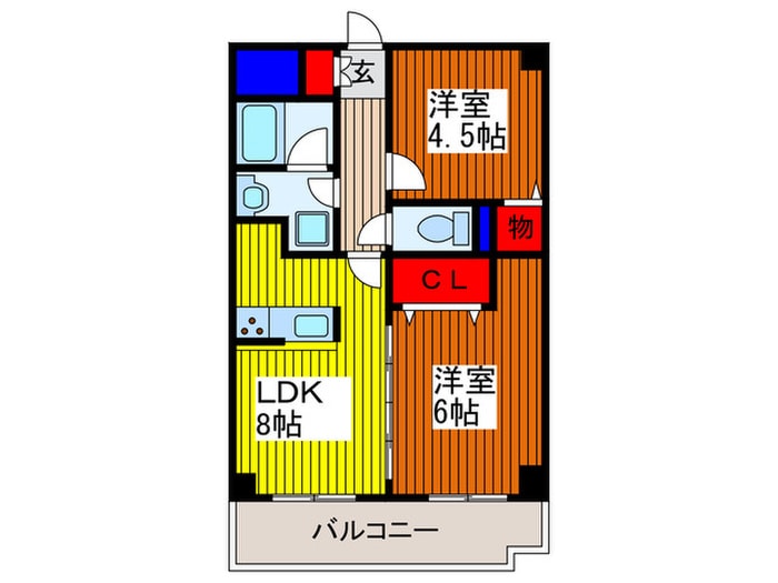 間取り図 ヴァンベール川口