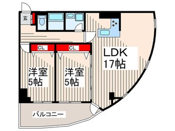 間取図 クリスタルタワー