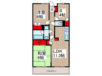 間取図 朝霞台パークホームズ（106）