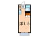エステ－トピア根津 1Rの間取り