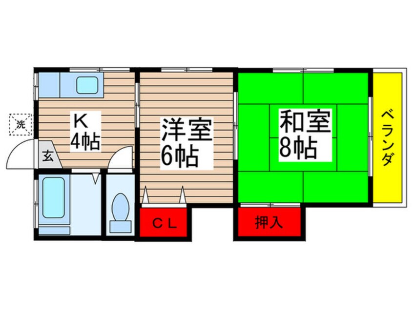 間取図 山本ハイツ