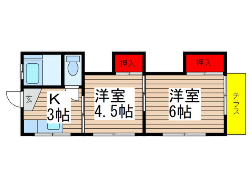 間取図 山本ハイツ