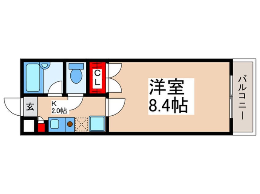間取図 クレオ舞浜Ⅱ