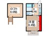 ＳＴプレイスⅡ 1Kの間取り