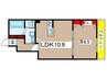 TBT 1LDKの間取り