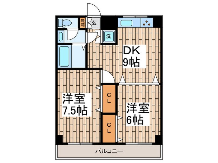 間取り図 パーシモン西嶺