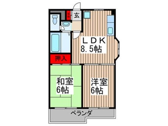 間取図 サンハイツ石田