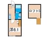 セレスト横浜戸塚 1Kの間取り