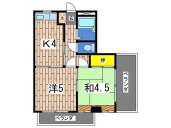 間取図 第２笠原ビル