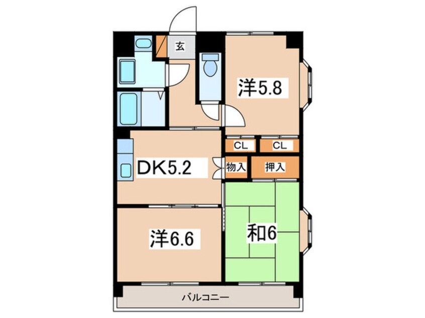 間取図 ベルアネックス