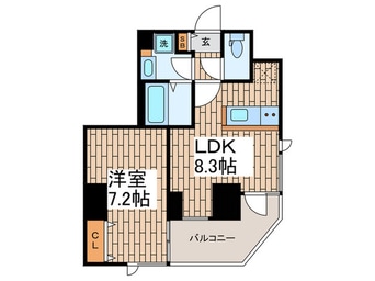 間取図 Lien西五反田
