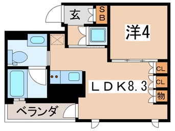 間取図 パ－クアクシス横浜反町公園