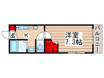 間取図 ダブルレインボ－六実