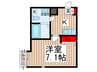 Ａレガート蕨 1Kの間取り