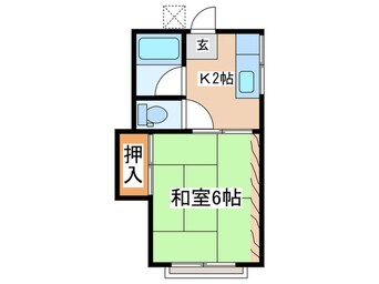 間取図 グリーンハイツ橋本