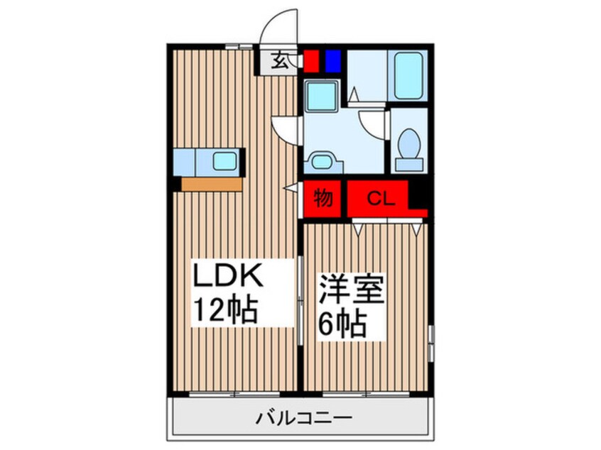 間取図 アム－ルＹＯＵ