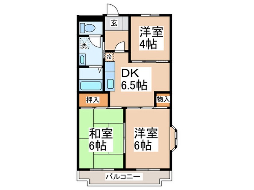 間取図 クローバーハイツ