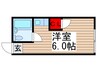 コーポ福伸 1Rの間取り