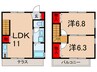 サニ－ハウス 2LDKの間取り