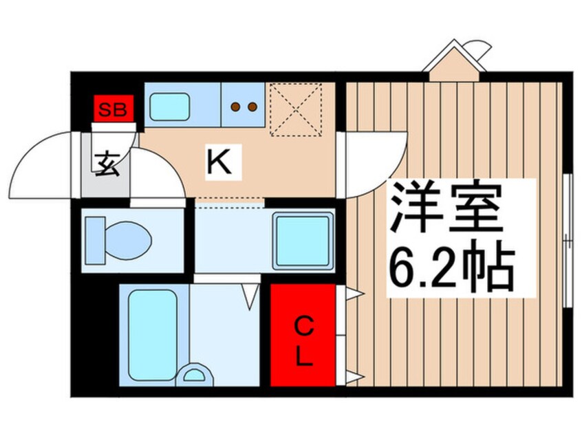 間取図 アム－ル泉