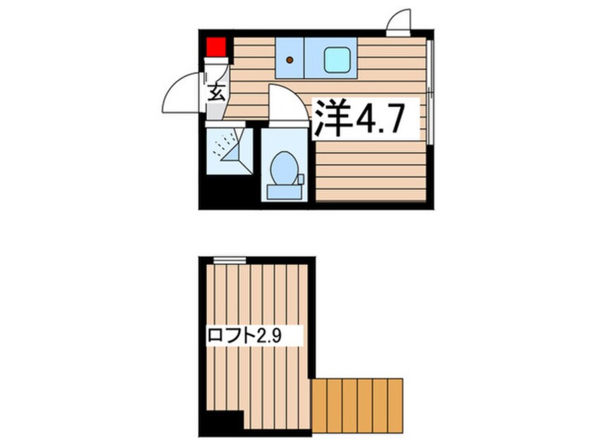 間取図 ハーモニーテラス南小岩A