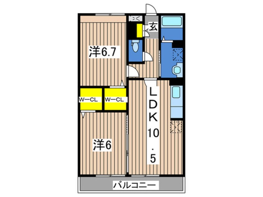 間取図 ロイヤルアベニュー