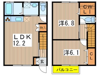 間取図 メゾン中村Ⅱ