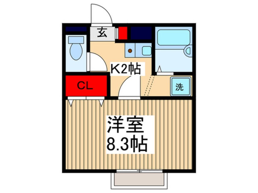 間取図 アム－ルＷ