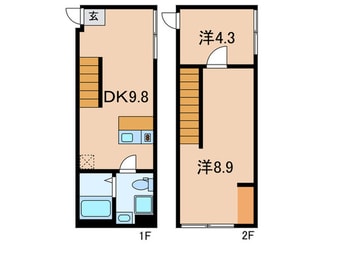 間取図 ルミドゥース目黒