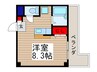 パープルシャトー 1Rの間取り