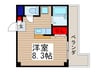 パープルシャトー 1Rの間取り