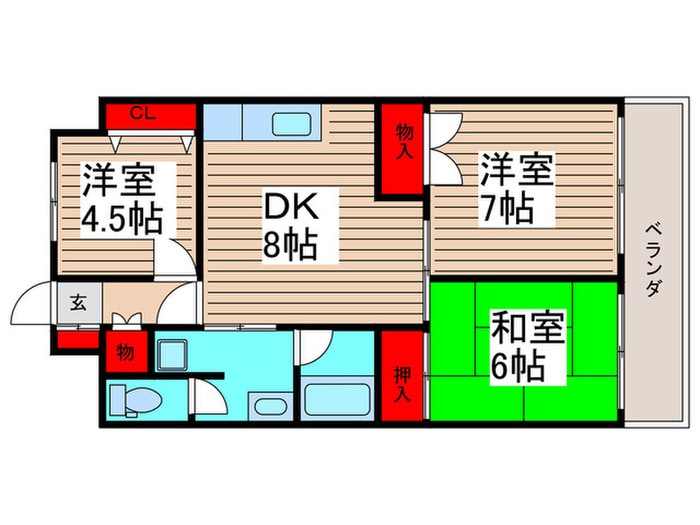間取り図 メゾン・ド・船橋