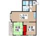 メゾン千住緑町 2LDKの間取り