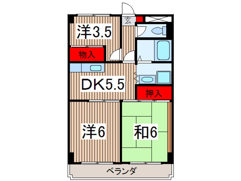 間取図 清水ハイツ