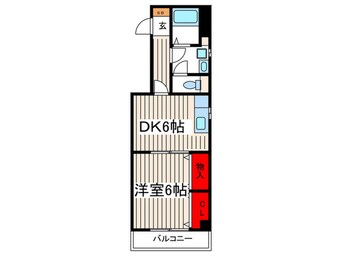 間取図 PARK SIDE NIPPORI