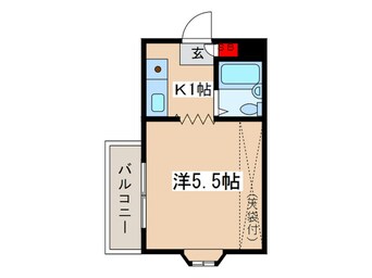 間取図 神泉ハイツ