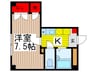 アンプル－ルフェ－ルTAKEDA 1Kの間取り