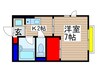 サザンヒルズ 1Kの間取り
