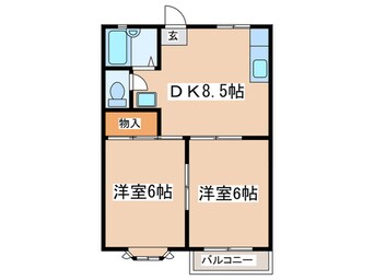 間取図 サンシャイン座間