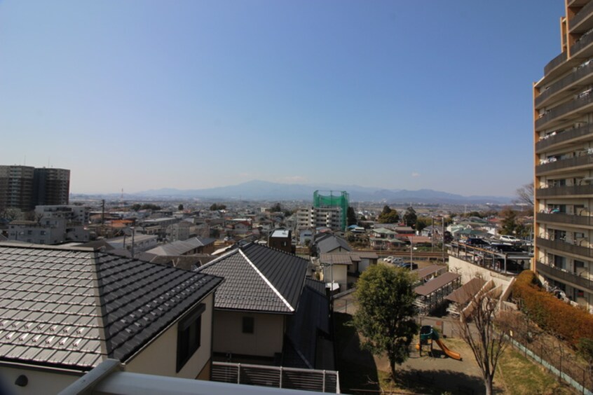 室内からの展望 サンシャイン座間