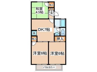 間取図 ハイネスビューラ